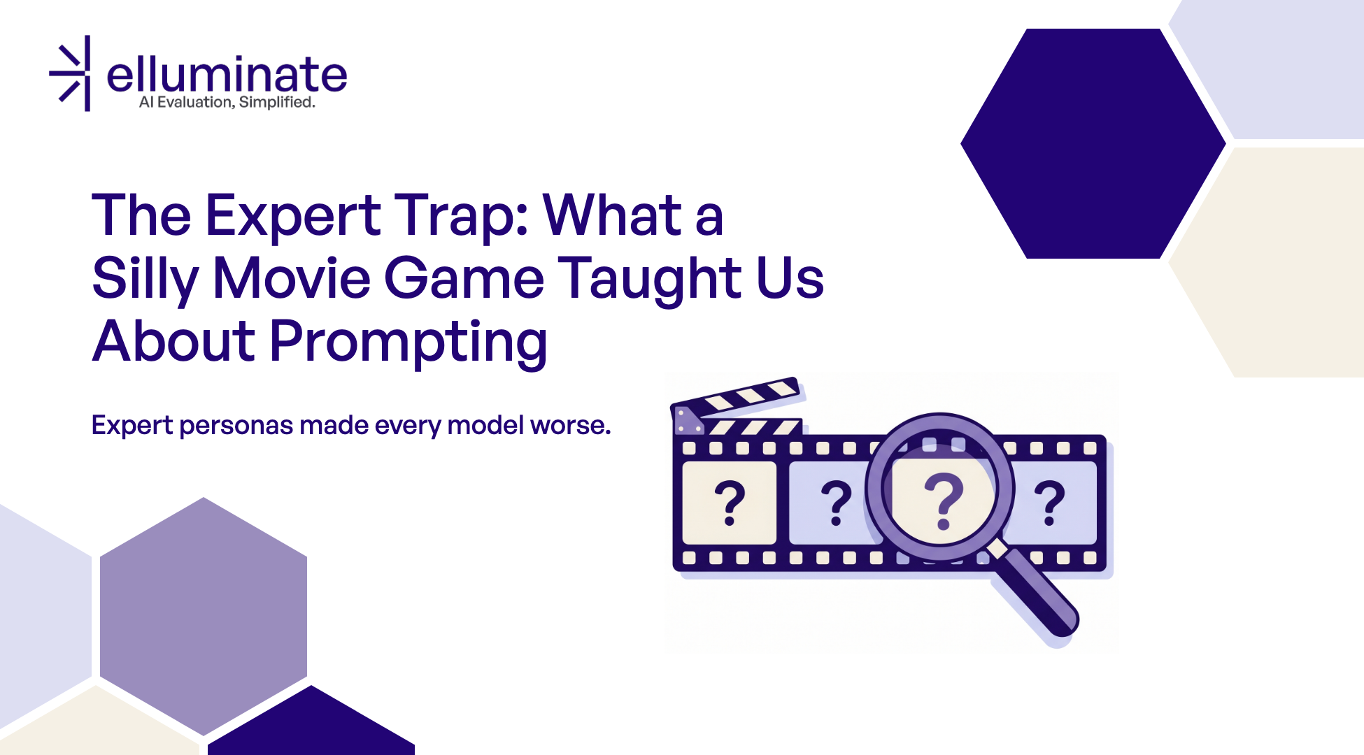 Die Expert Trap: Was uns ein albernes Filmrätsel-Spiel über Prompts lehrt