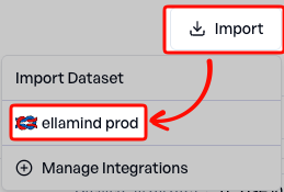 Selecting a Langfuse integration for
import