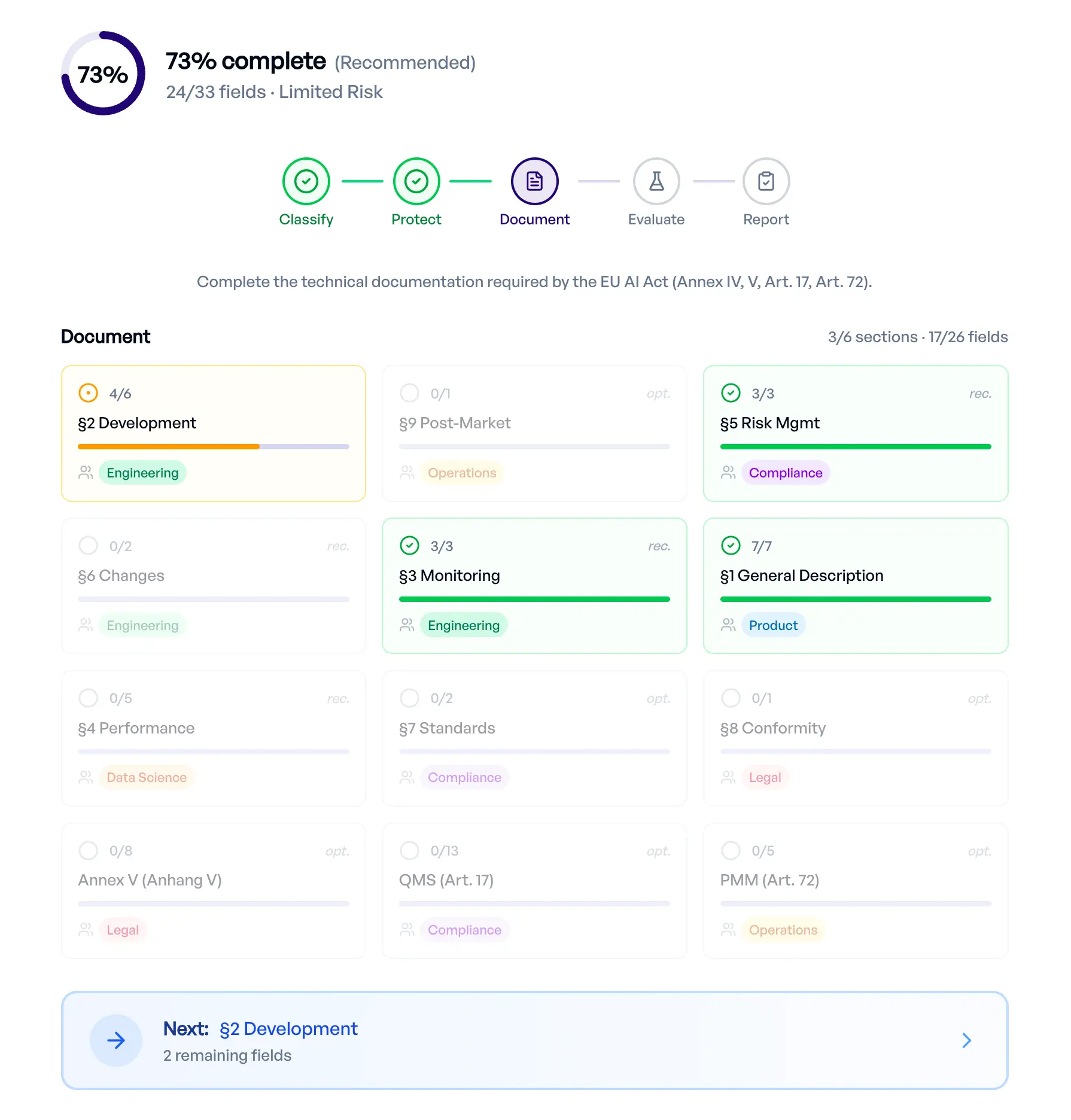 elluminate Compliance Documentation Assistant